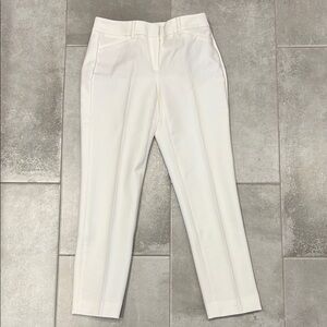White House Black Market White Trousers